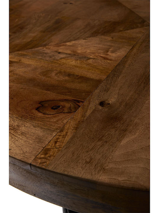 Magnolia Rund Tisch Speisesaal aus Massivholz Natural 120x120x77cm