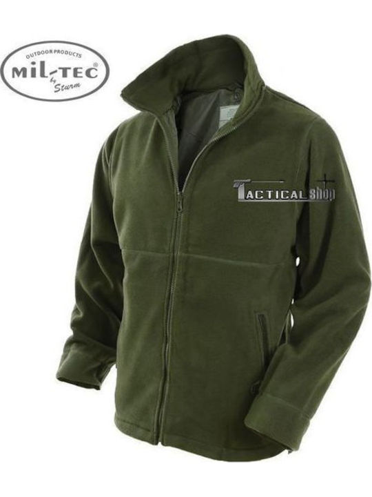 Mil-Tec Αδιάβροχο Κυνηγετικό Μπουφάν Fleece Χακί