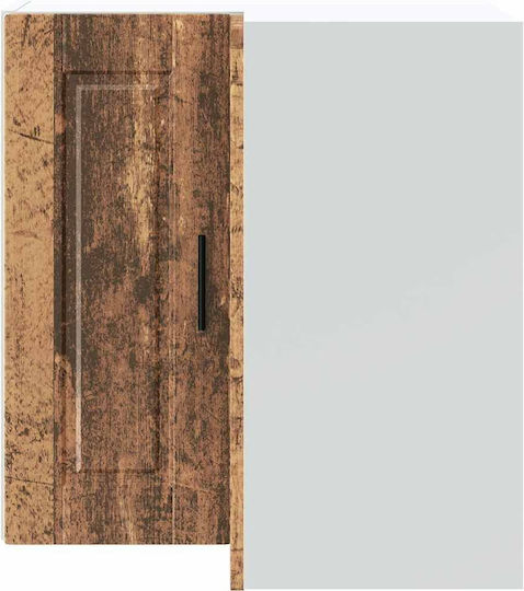 Porto Corner Cabinet Wall Coffee 57x57x60cm