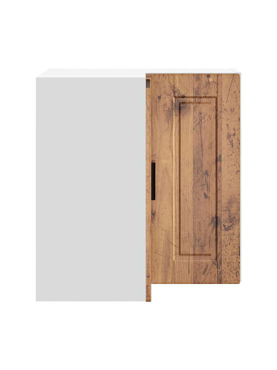 Porto Eckschrank Wand Coffee 57x57x60cm