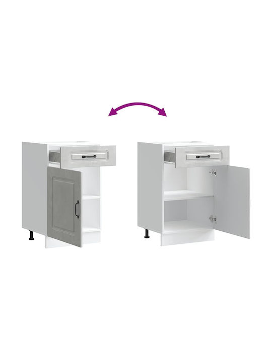 Floor Cabinet Gray 50x46x81.5cm