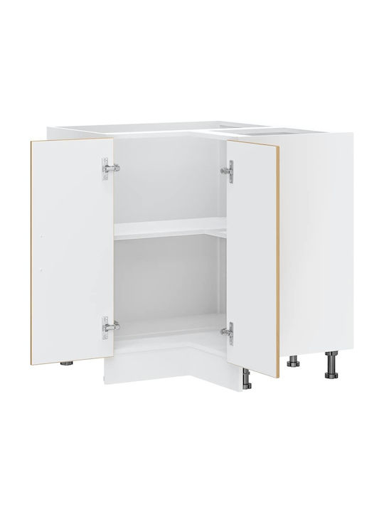 Dulap de Colț pardoseală Coffee 75.5x75.5x81.5buc