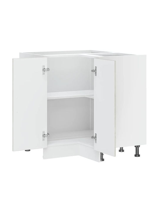 Eckschrank Boden Grey Concrete 75.5x75.5x81.5cm
