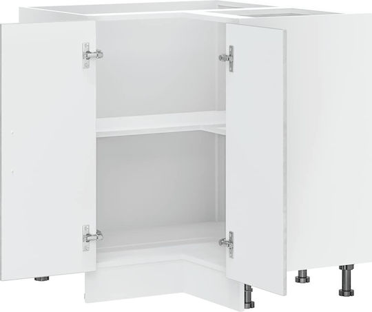 Eckschrank Boden Grey Concrete 75.5x75.5x81.5cm