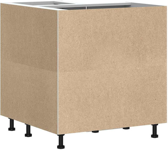 Eckschrank Boden Grey Concrete 75.5x75.5x81.5cm