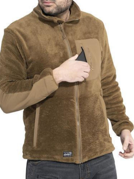 Pentagon Grizzly Hunting Cardigan Fleece Brown