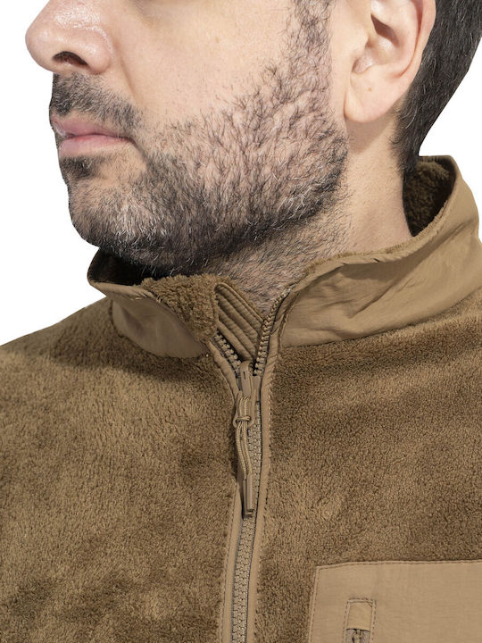 Pentagon Grizzly Hunting Cardigan Fleece Brown
