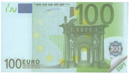 Uni Pap Money Notes 100€ Блокнот 70 Листа Квадратни Зелен