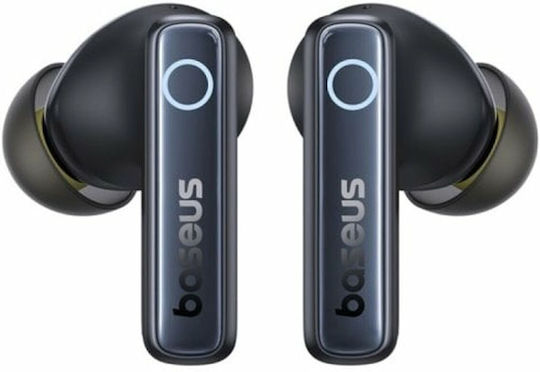 Baseus Bowie 35 In-ear Bluetooth Handsfree Ακουστικά με Αντοχή στον Ιδρώτα και Θήκη Φόρτισης Μαύρα