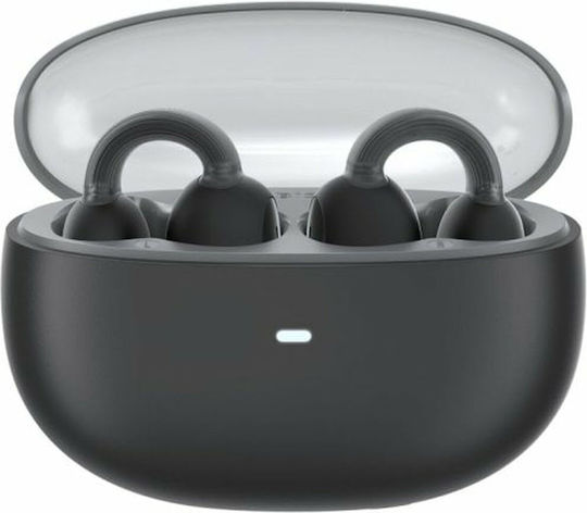 Baseus AirGo AS01 Offenes Ohr Bluetooth-Freisprecheinrichtung Kopfhörer mit Ladeetui Black / Transparent