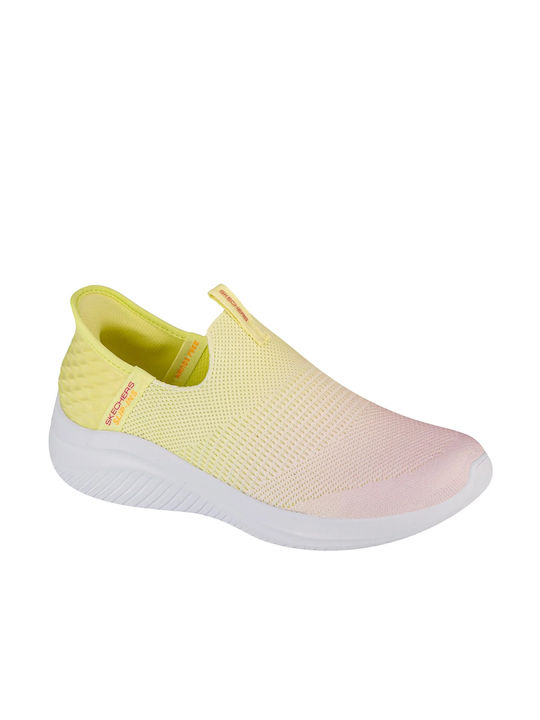 Skechers Ultra Women's Slip-Ons Yellow