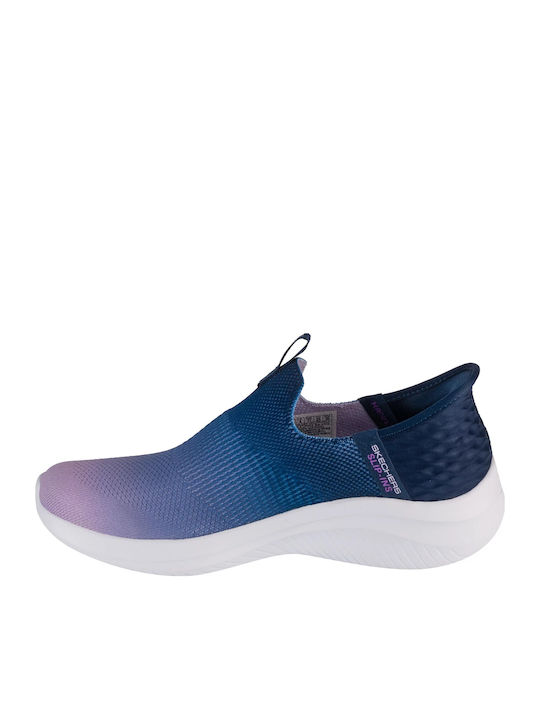 Ultra Flex 3.0 Beauty Blend Women's Slip-Ons Blue