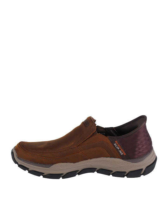 Respected Herren Slip-Ons Braun