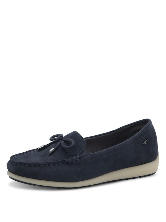 Tamaris Women's Moccasins in Navy Blue Color