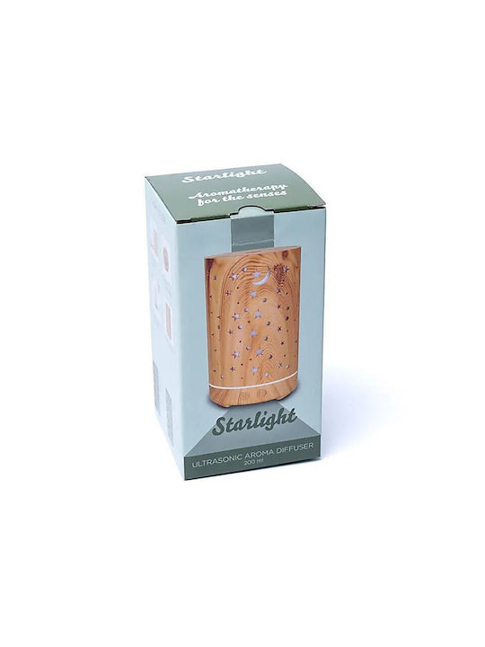 Διαχύτης Αιθέριων Ελαίων Starlight Natural Diffuser Aromatherapy Led 200ml