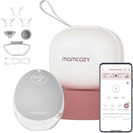 Momcozy M9 Battery BPA Free Gray 180ml