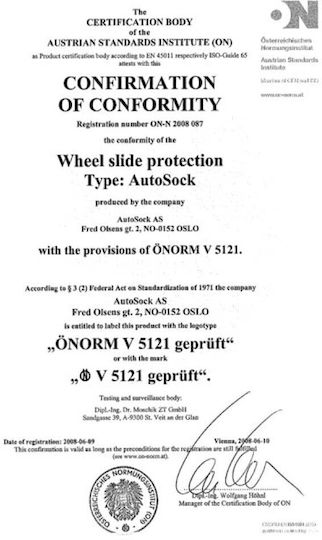 Auto Gs Autosock No 685 Fabric Snow Chains 4x4 Passenger 10354
