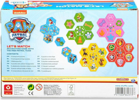 Επιτραπέζιο Παιχνίδι Paw Patrol Let's Match 3+ Ετών (PL)