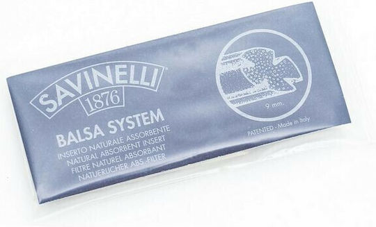 Savinelli Tabakpfeifenfilter Balsaholz 9mm 15 Stück