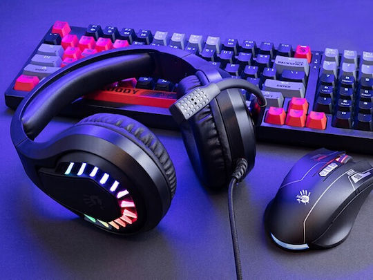 A4tech Bloody G230p Gaming Headsets Microphone Volume Adjustment Black Headsets 3.5mm Jack + USB