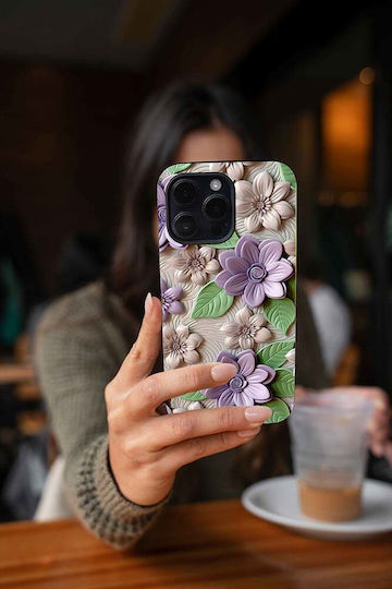 Sonique 3D Flower Series Case Samsung Galaxy S24 Fe Violet