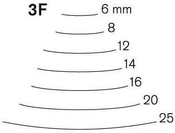 Pfeil 3f/14 Fishtail Wood Carving Chisel Slightly Curved Edge 14mm