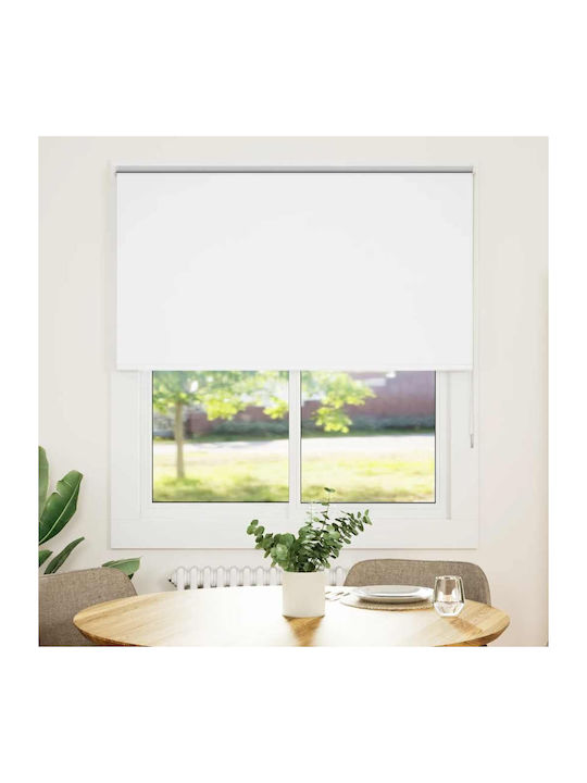 vidaXL Roller Blinds Total Blackout White W130xH175cm 4011940