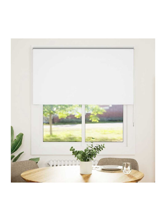 vidaXL Roller Blinds Total Blackout White W125xH175cm 4011939