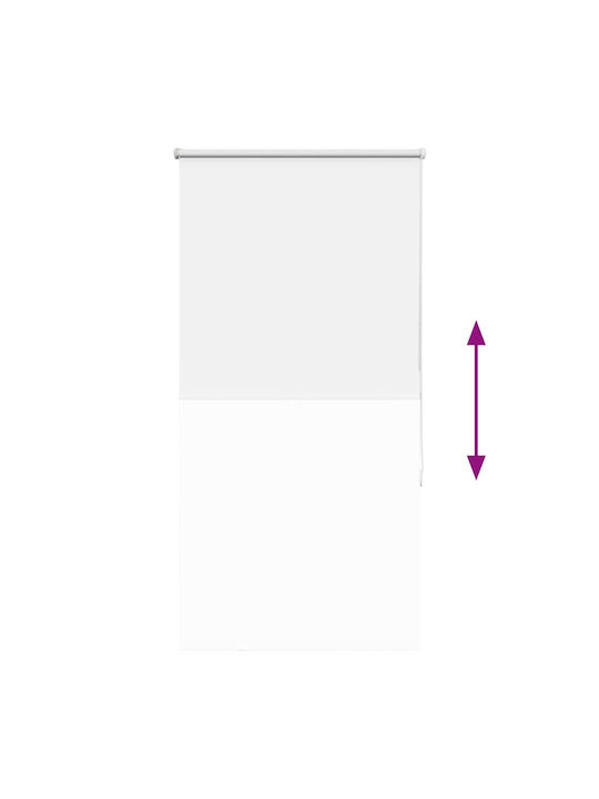 vidaXL Roller Blinds Total Blackout White W65xH175cm 4011927