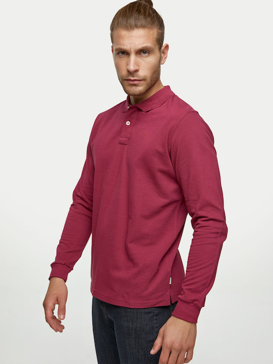 Polo Bluză cu mânecă lungă Bordeaux