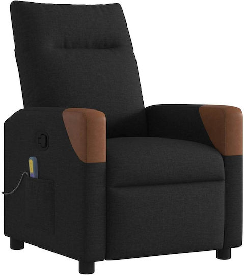 Relax με Υποπόδιο 69x86x100cm Μαύρη Relax με Υποπόδιο 69x86x100cm Μαύρη