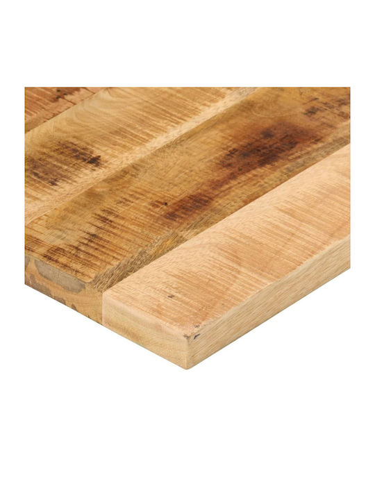 vidaXL Square Table Surface made of Solid Wood Brown 70x70x3.8cm 371409 1pcs