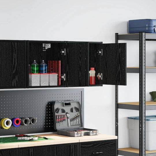 Hanging Living Room Cabinet Made of Oak Particle Board