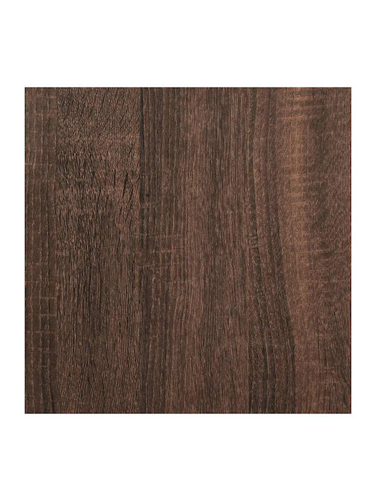 Wall Living Room Cabinet Made of Particle Board Brown Oak 40x30x41cm