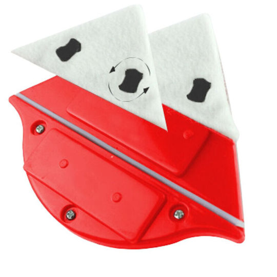 Set of 5 Replacement Blades for Double Magnetic Window Cleaners for Glass Thickness between 3 and 18 mm, White