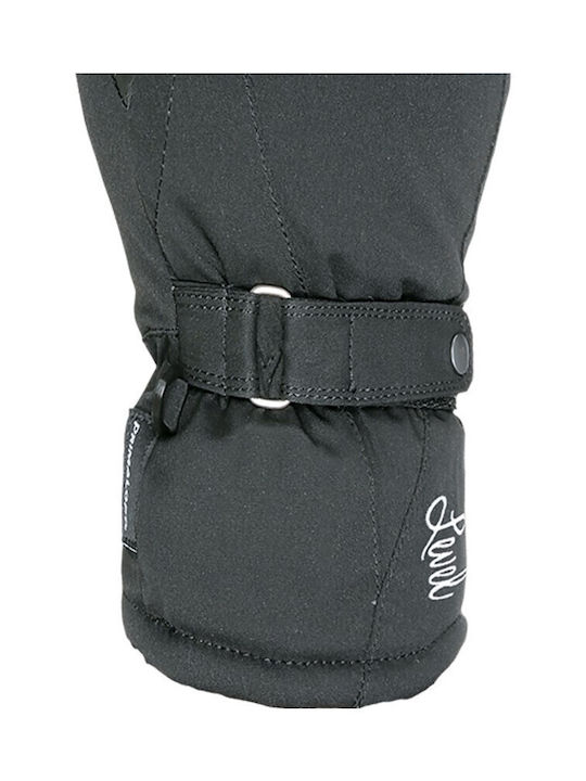 Level Frauen Ski- & Snowboardhandschuhe Schwarz