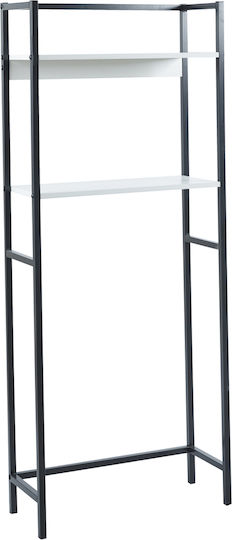 HomeMarkt Ραφιέρα Μπανιέρας Μεταλλική 60x25x64cm Μαύρη