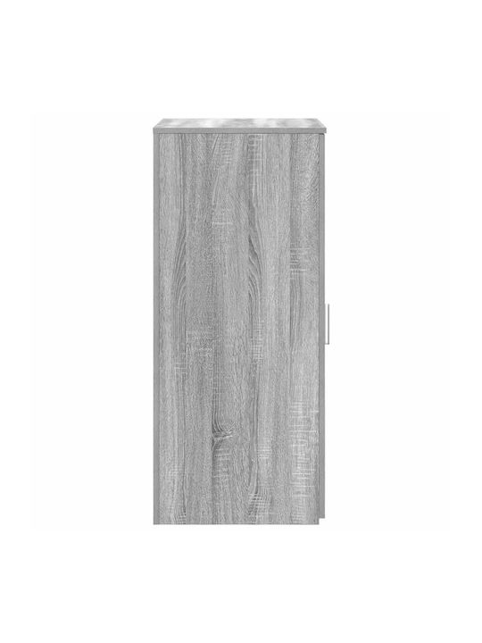 Wall-Mounted Living Room Cabinet made of Grey Particle Board Sonoma 50x45x103.5cm