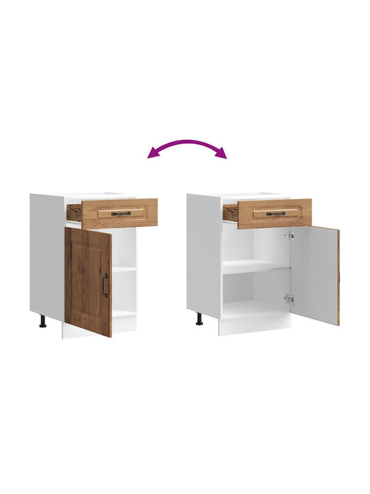 Bodenstehender Schrank Coffee 50x46x81.5cm
