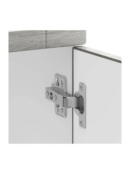 Επιδαπέδιο Ντουλάπι Γκρίζο Σονόμα 50x46x81.5εκ.