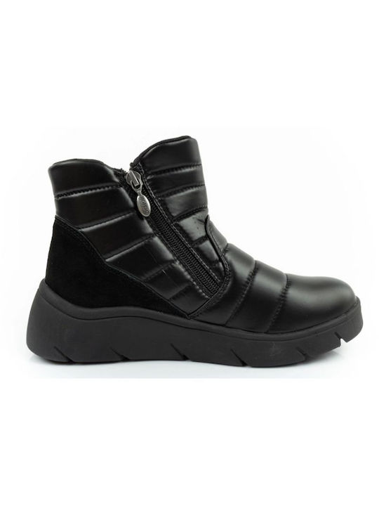 Scholl Leather Women's Ankle Boots Black