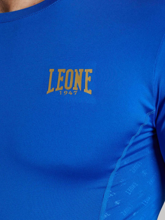 Leone 1947 Short Sleeve Shirt ABX707 Blue