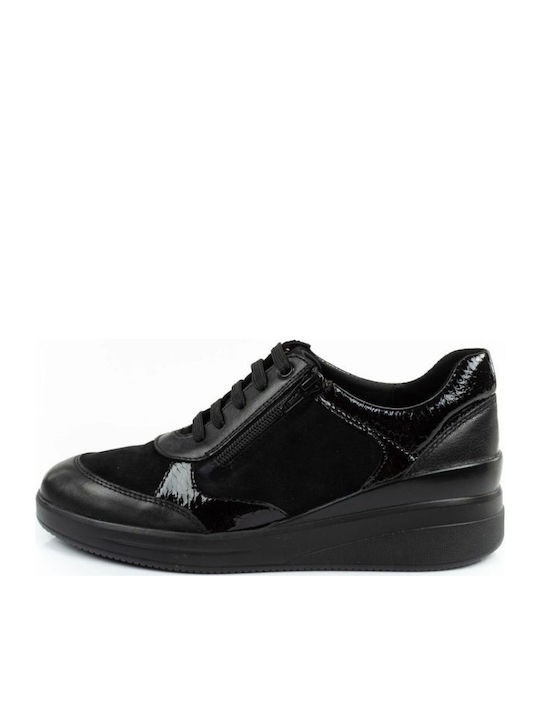 Emma Damen Sneakers Schwarz