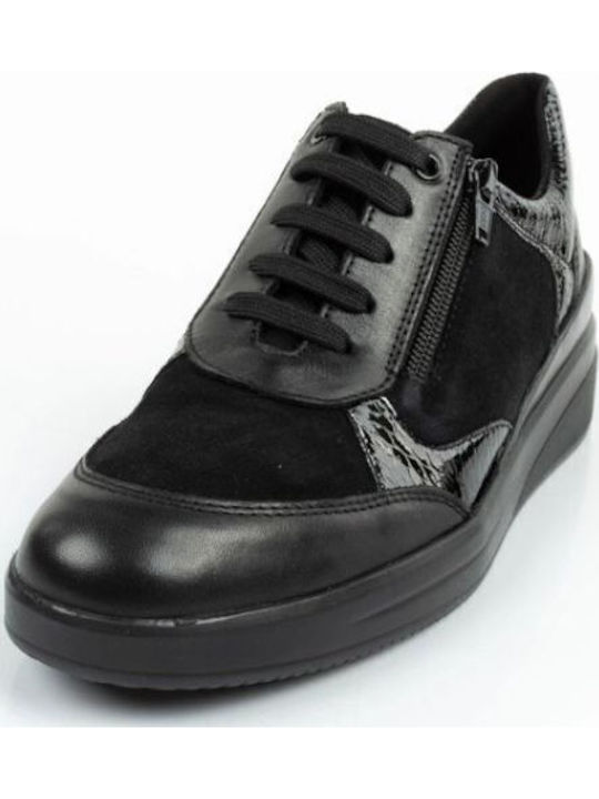 Emma Damen Sneakers Schwarz