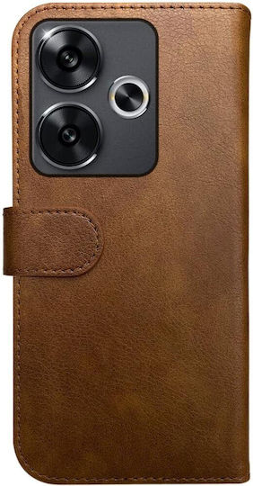 Rosso Element Pu Wallet Δερματίνης / Σιλικόνης Καφέ (Poco F6)