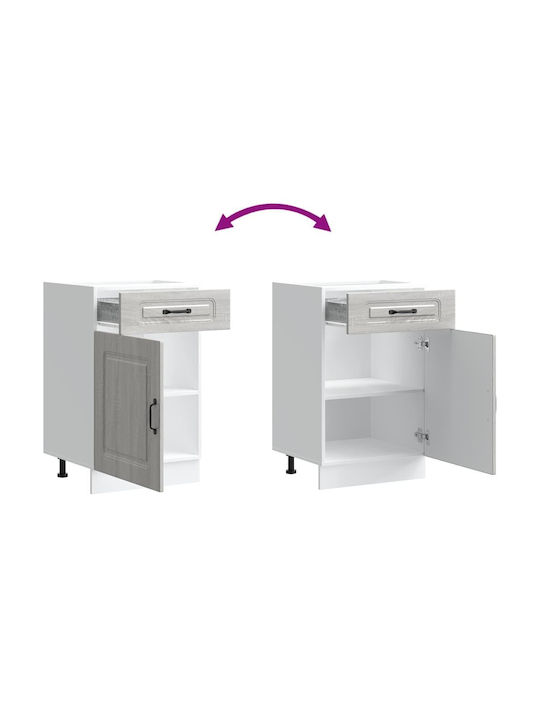 Floor Cabinet Gray Sonoma 50x46x81.5pcs