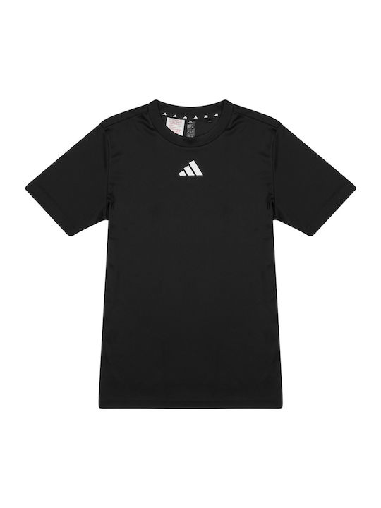 Παιδικό Σετ με Σορτς Καλοκαιρινό 2τμχ Μαύρο Essentials 3-Stripes