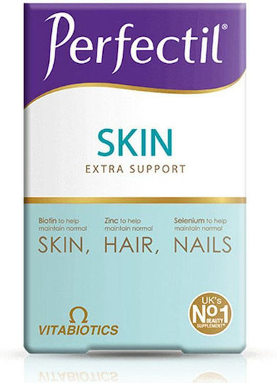 Vitabiotics Perfectil Plus Skin Extra Support Ειδικό Συμπλήρωμα Διατροφής 28 ταμπλέτες 28 κάψουλες