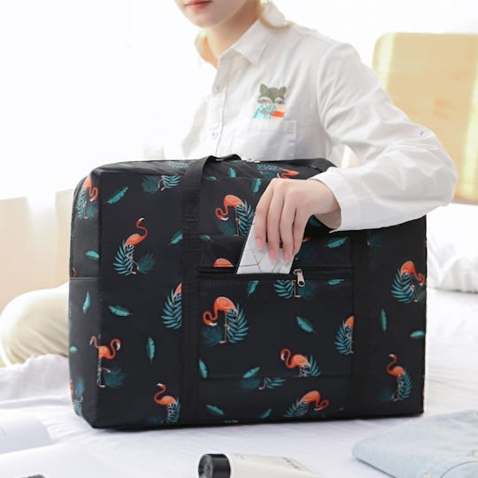 Bag Sack Voyage Navy Blue Fabric L47xW16xH33cm