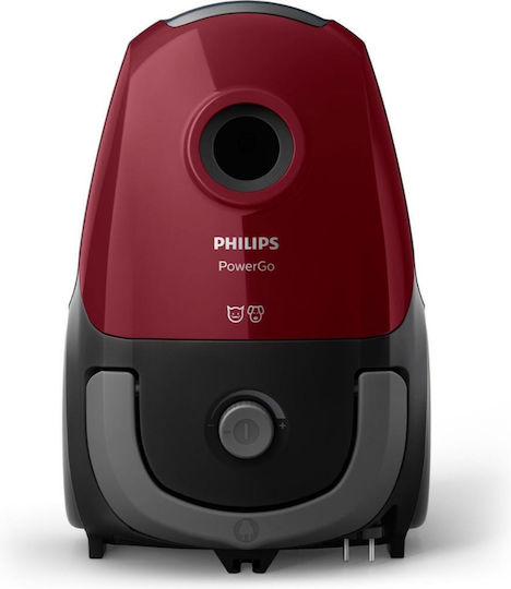 Philips Vacuum Cleaner 900W Bagged 3lt Red